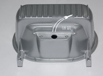 發動機殼經銀粉漆噴涂后，防腐性能大大增強